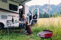 Camping Urlaub mit Wohnmobil Pepper